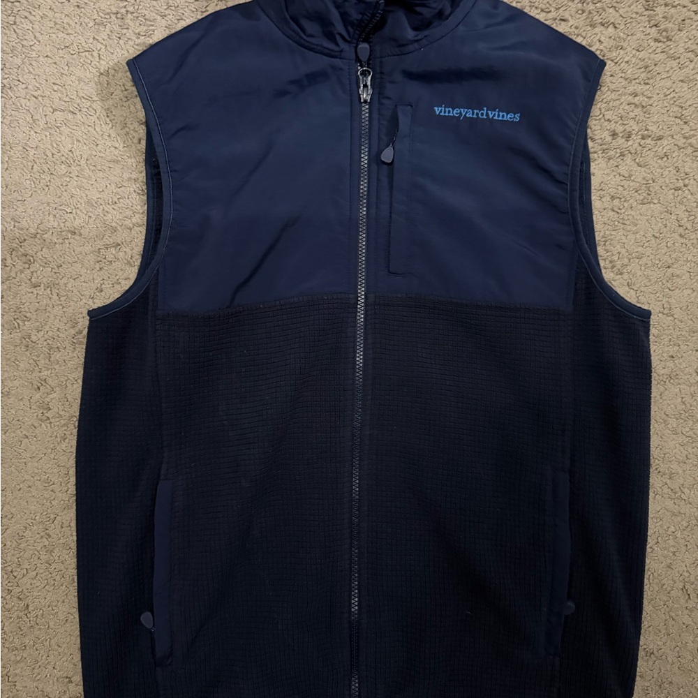 Vineyard Vines Men's Dark Blue Vest M